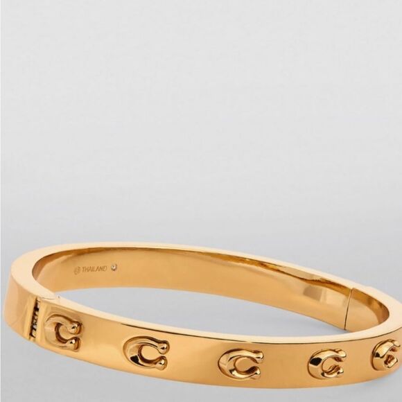 Coach Jewelry - Coach Logo C Hinged Bangle Bracelet‎